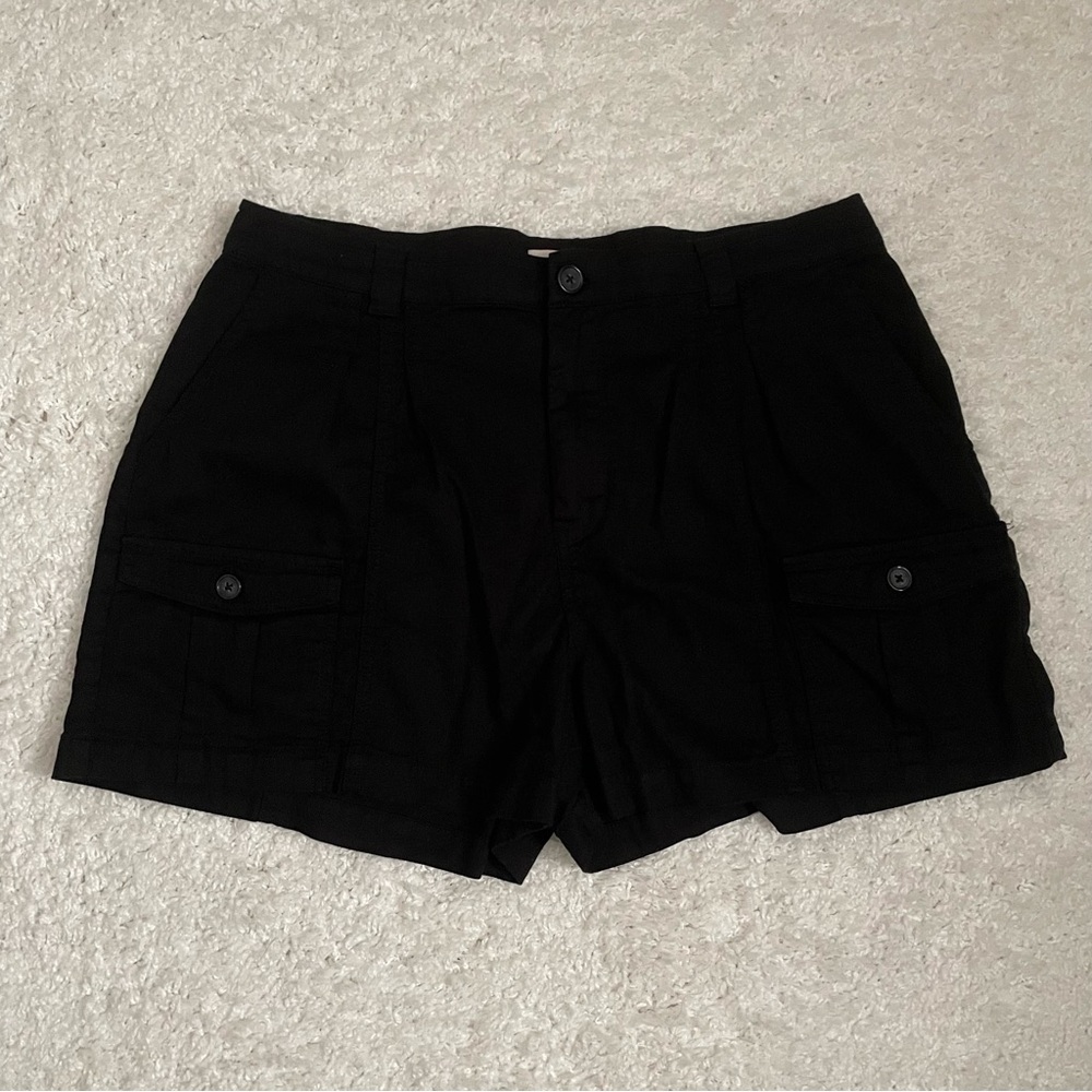 Knox Rose Women’s Black Cargo Shorts size 16 NWOT